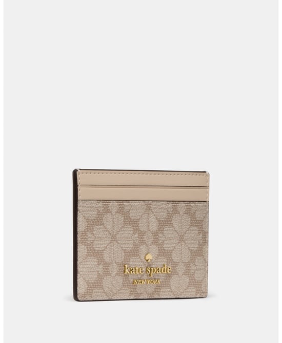 Spade Flower Small Slim Card Holder - Image 2