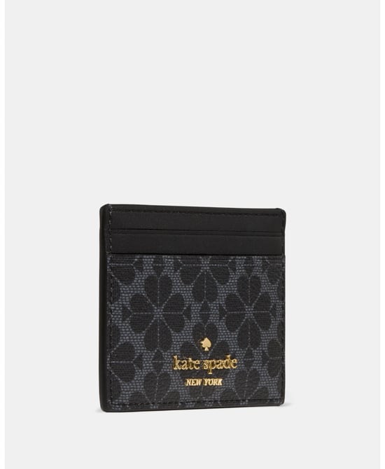 Spade Flower Small Slim Card Holder - Image 2