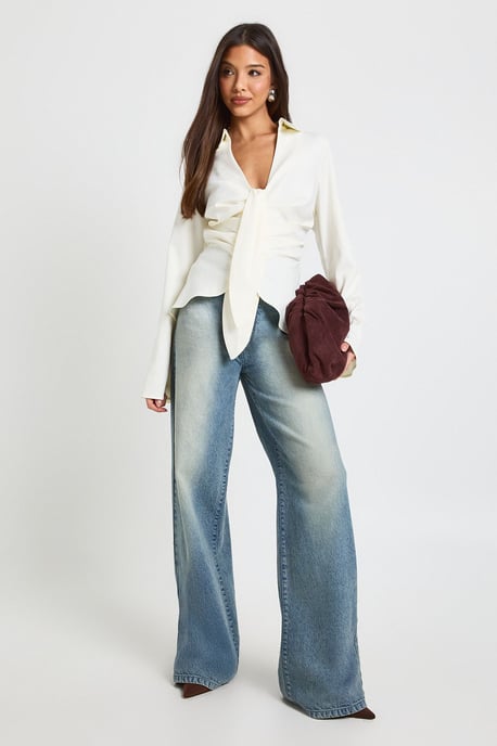 Drape Cinched Shirt - Image 3
