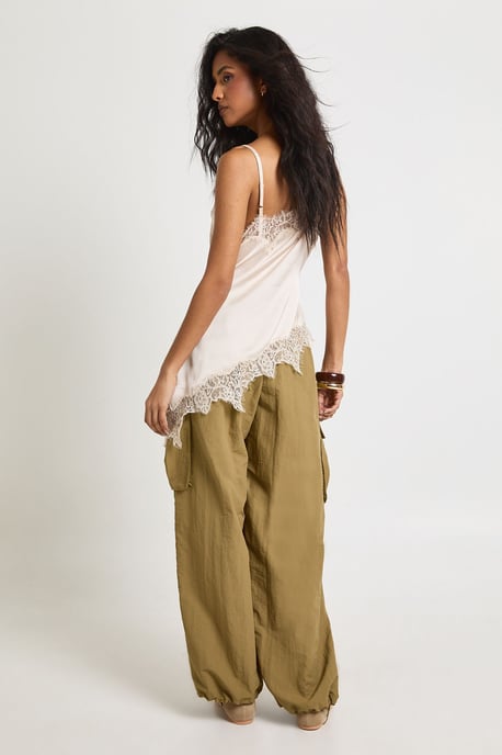 Nylon Parachute Trousers - Image 2