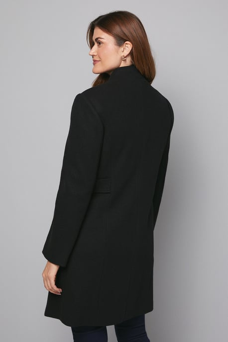 Stand Up Collar Coat - Image 3