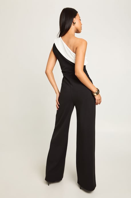 Petite Mono Wide Leg Jumpsuit - Image 2
