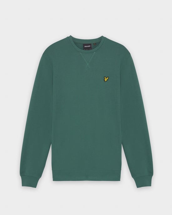 Crew Neck Sweatshirt in Dark Green - Image 1