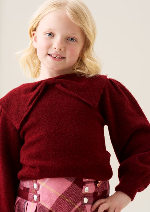 Ivy Bow Collar Jumper - Image 3