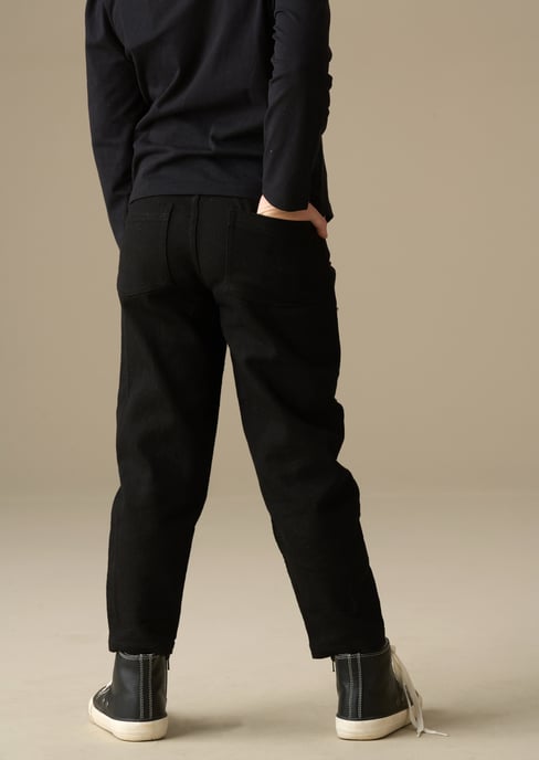 Aylie Beaded Barrel Leg Jean - Image 3