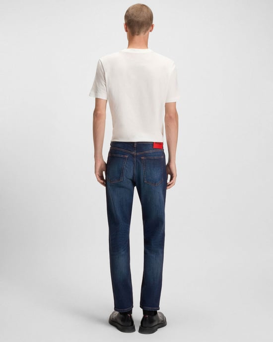 Tapered-Fit Jeans in Dark Blue - Image 2