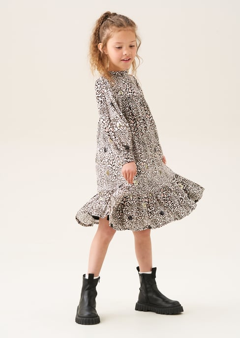 Mindy Leopard Sequin Embellished Dress - Image 2