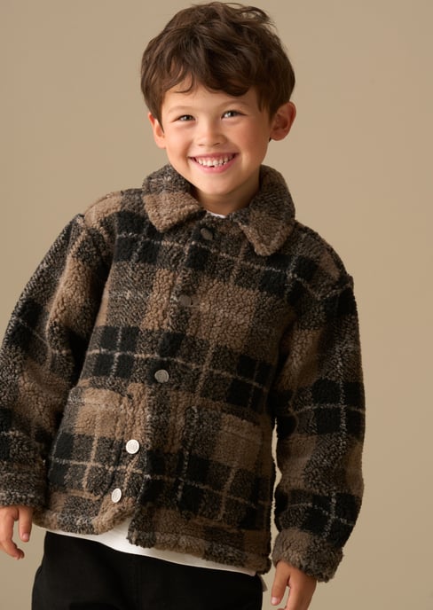 Braxton Polar Fleece Plaid Shacket - Image 2