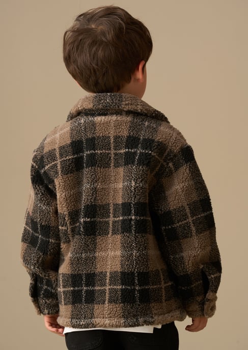 Braxton Polar Fleece Plaid Shacket - Image 4