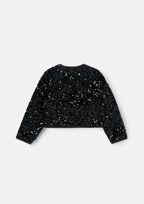 Maisie Velvet Sequin Jacket - Image 4
