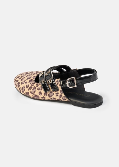 Leopard Buckle Sling Back Shoe - Image 2