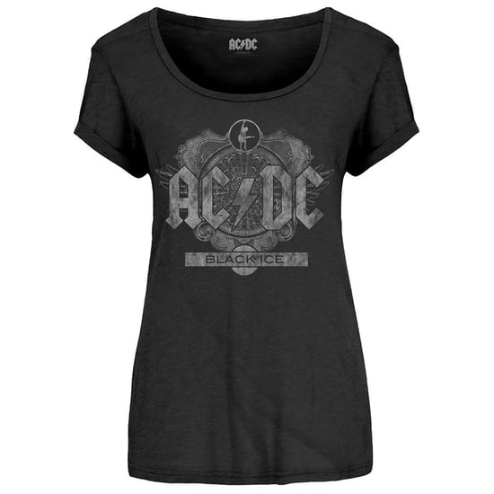 AC/DC Dames/Dames Zwart IJs T-shirt (Zwart) - Image 1
