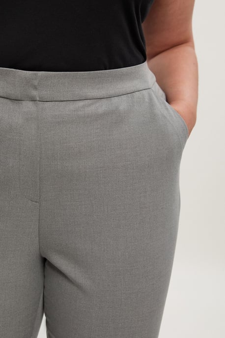 Plus Size Tailored Marl Slim Leg Trouser - Image 4