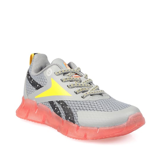 Reebok Childrens/Kids Zig N Glow Blippi Trainers (Grey/Yellow/Orange) - Image 2