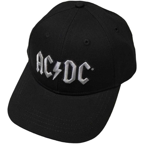 AC/DC Baseballcap met logo voor volwassenen (Zwart/Zilver) - Image 1