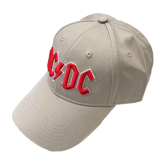 AC/DC Baseballcap met logo voor volwassenen (Zand) - Image 3