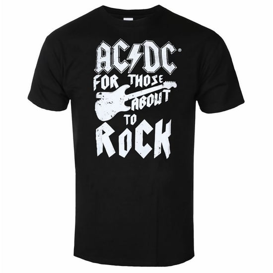 AC/DC Unisex Adult For Those About To Rock Guitar Short Pyjama Set (Black/Grey) - Image 3