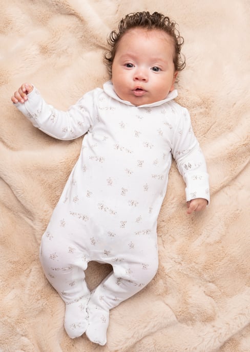 Bodie White Organic cotton Babygrow Set - Image 3