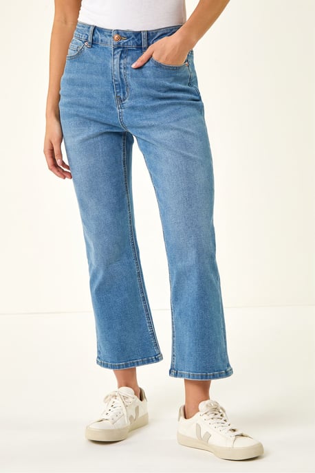 Petite Bootcut Cropped Jeans - Image 4