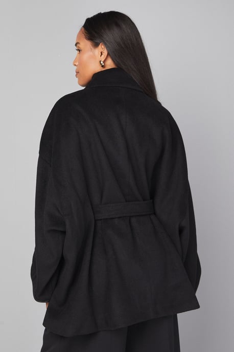 Embroidered Cape Coat - Image 3