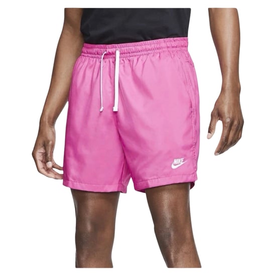 Nike Club Flow Woven Lined Bright Pink Shorts - Image 1