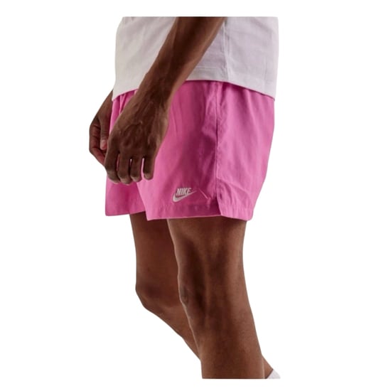 Nike Club Flow Woven Lined Bright Pink Shorts - Image 2