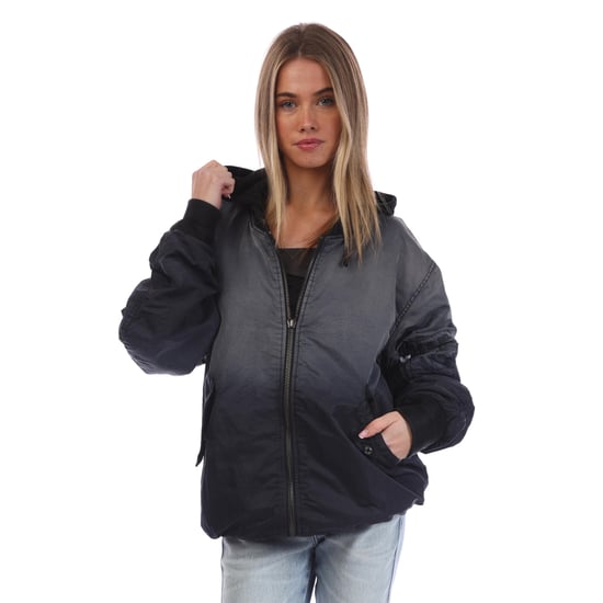 Diesel Womens/Ladies J-Common Bomber Jacket (Black) - Image 1