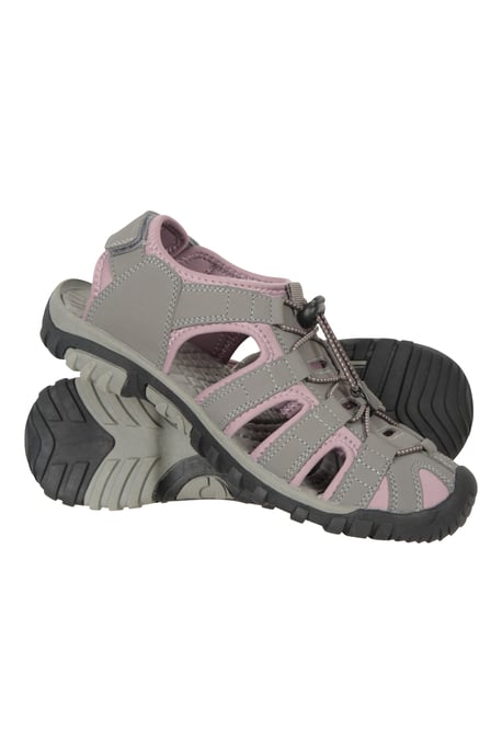 'Trek' Women's Shandal EVA Midsole Slip On Summer Beach Sandals Pink - Image 1