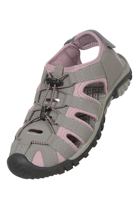 'Trek' Women's Shandal EVA Midsole Slip On Summer Beach Sandals Pink - Image 6