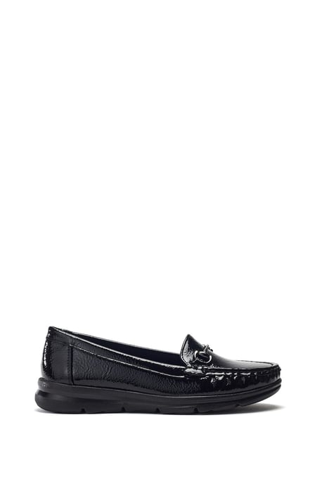 Ettria Black Patent Loafers - Image 1