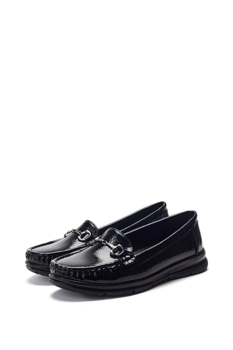 Ettria Black Patent Loafers - Image 3