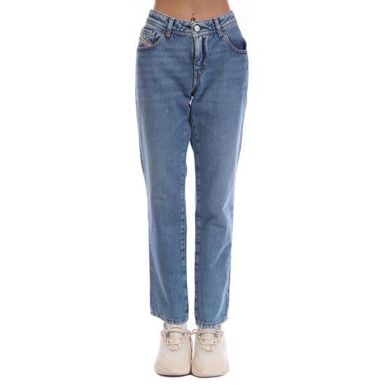 Diesel Womens/Ladies 2002 Slim Jeans (Blue) - Image 1