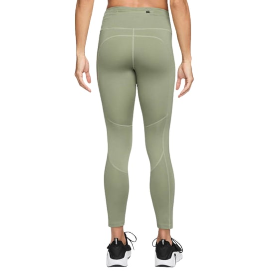 Nike Mid Rise Fast 7/8 Oil Green Legging - Image 2