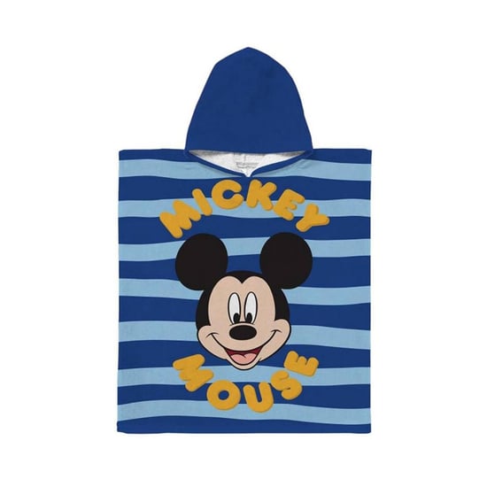 Disney Kinder/Kids Mickey Mouse Streep Handdoek met kap (Veelkleurig) - Image 1