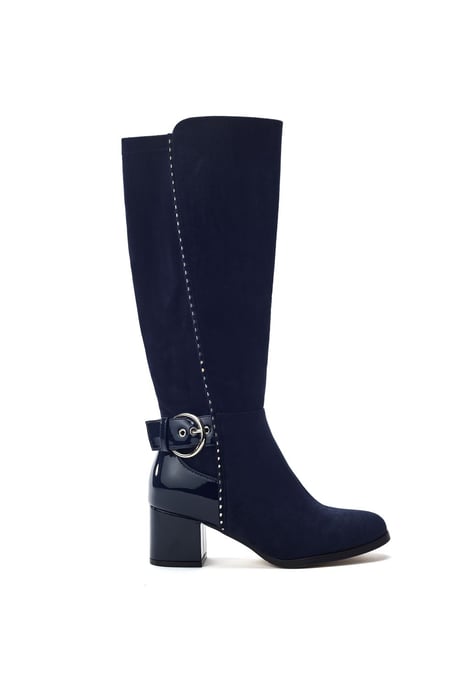 Sameena Navy Boots - Image 1