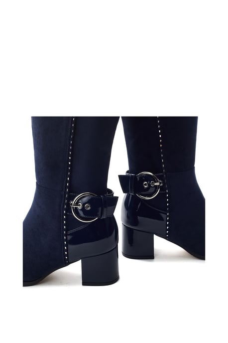 Sameena Navy Boots - Image 4