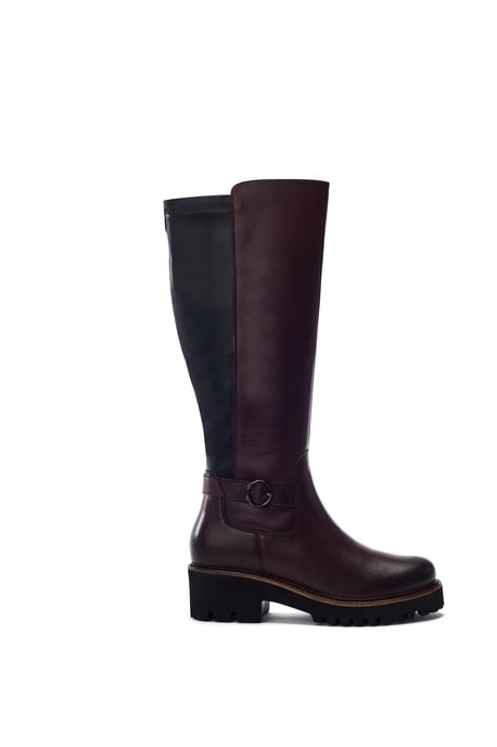 Remina Burgundy Boots - Image 1