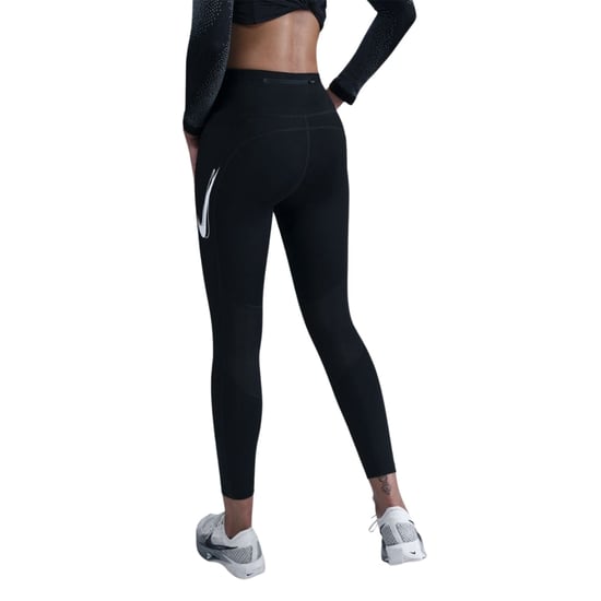 Nike Dri-fast Mid Rise 7/8 Black Leggings - Image 4