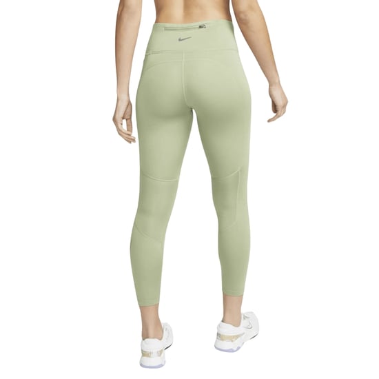 Nike Dri-fit 7/8 Mid Rise Oil Green Hardlooplegging - Image 2