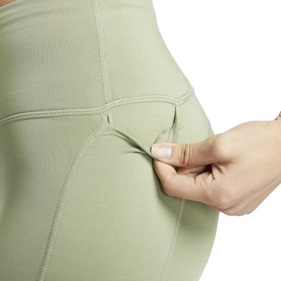 Nike Dri-fit 7/8 Mid Rise Oil Green Hardlooplegging - Image 3