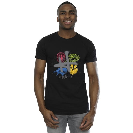 Harry Potter Heren Emblemen H Spuit T-shirt (Zwart) - Image 2