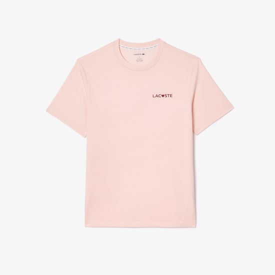 Lacoste Heren Valentijns Lounge T-Shirt (Roze) - Image 1