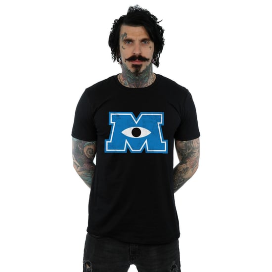 Disney Monsters University Monster M T-shirt för herrar (Svart) - Image 2