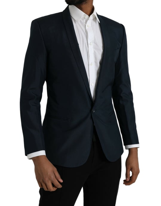 Klassisk Blazer Solid Svart - Image 2