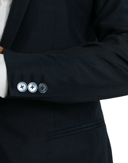 Klassisk Blazer Solid Svart - Image 5
