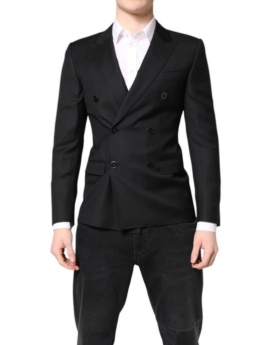 Dubbelknäppt Slim Fit Kavaj - Image 2