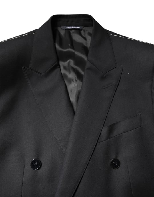 Dubbelknäppt Slim Fit Kavaj - Image 5