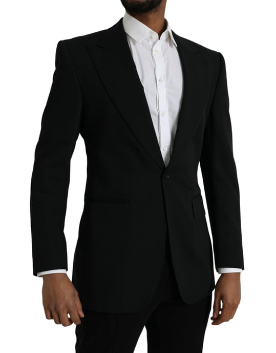 Klassisk Passform Blazer Svart - Image 2