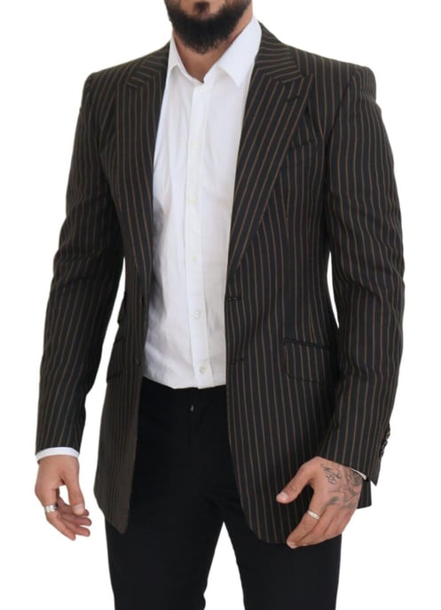 Pinstripe Blazer Klassieke Formele Kleding - Image 5