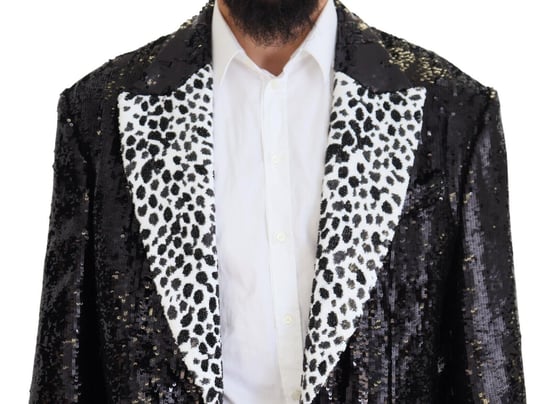 Sequin Blazer Dalmatian Collar - Image 4